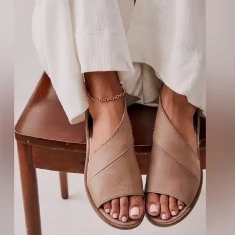 Free People Mont Blanc Leather Sandals
